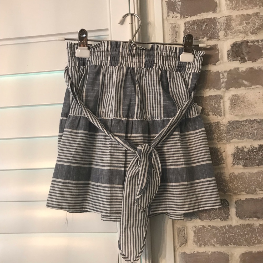 Joe B. (Kohl’s) Blue/White Striped Skirt NWT